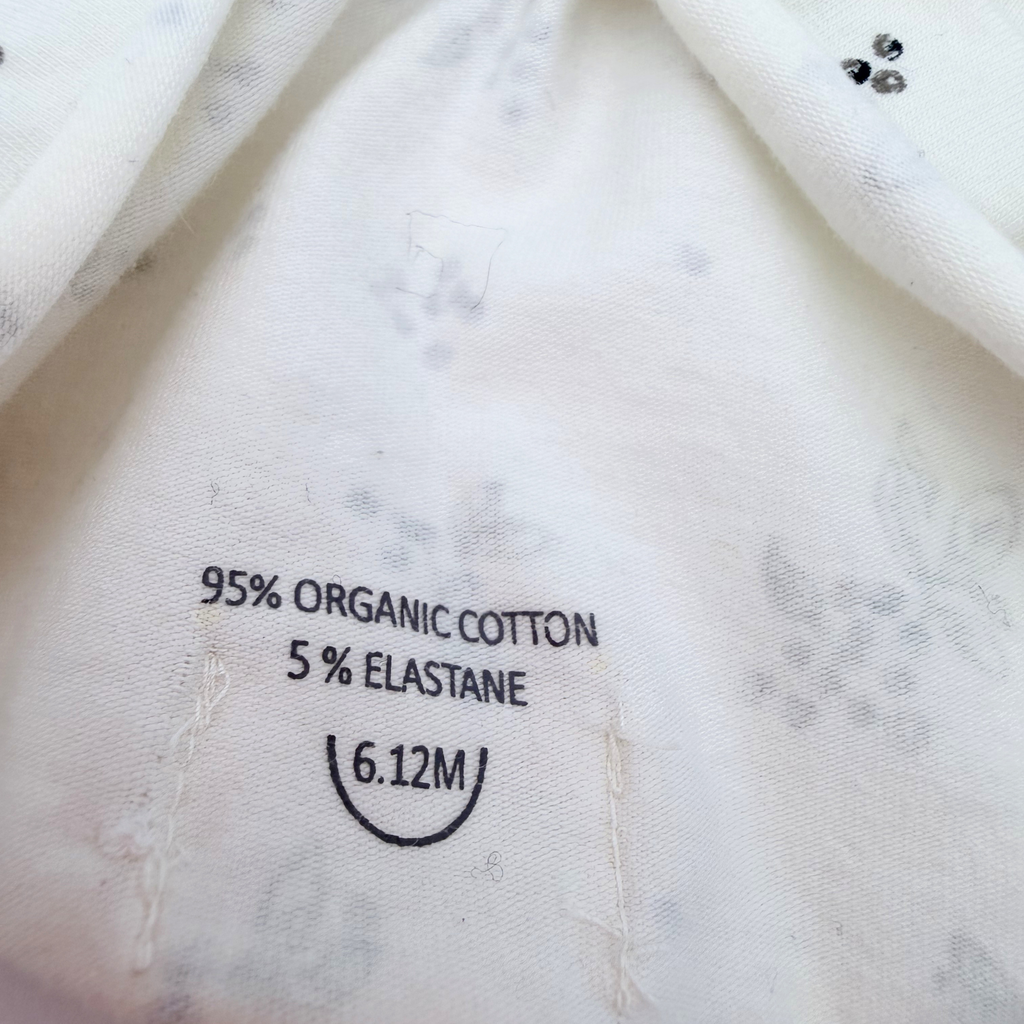 Turban blanc imprimé Sloeberry — 6-12 mois