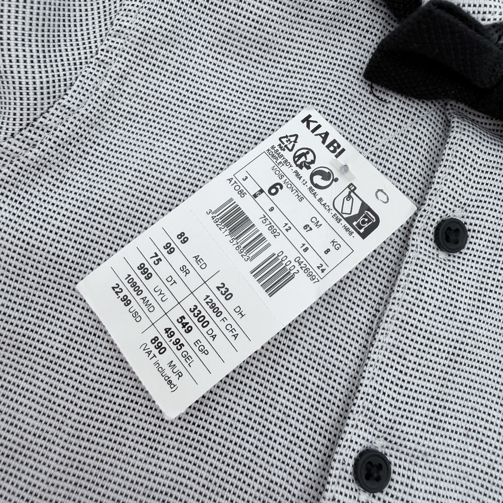 Chemise à nœud papillon — bébé