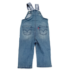 Salopette bébé en jean avec poche cœur - 9 mois