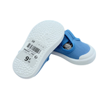 Chaussons bébé en toile bleu ciel - 18