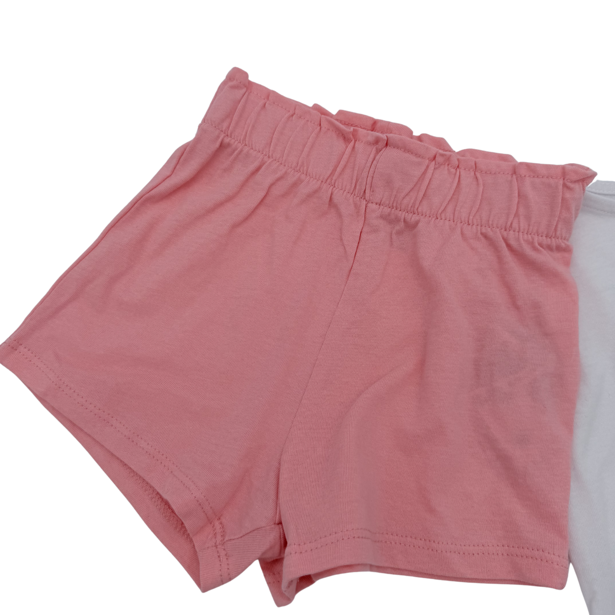 Ensemble t-shirt et short “Club de l’amour” — 12 mois