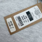 Brassière bébé gris chiné boutonné — 3 mois
