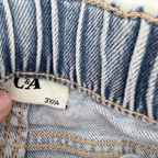 Short en jean avec ceinture fantaisie rose - 3 ans