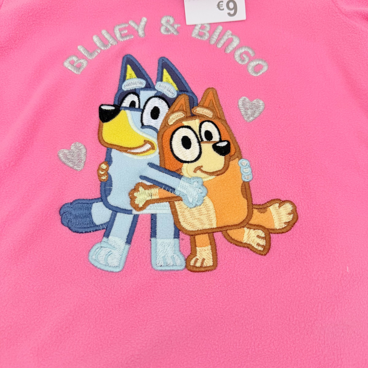 Pyjama fille deux pièces rose et gris Bluey et Bingo - 3-4 ans