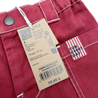 Pantalon rouge à poches contrastées - 18 mois