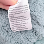 Veste bébé matelassée vert sauge à capuche - 2-6 mois