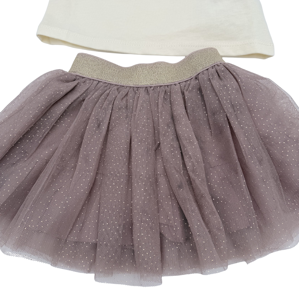 Ensemble blouse et jupe en tulle — 6 mois