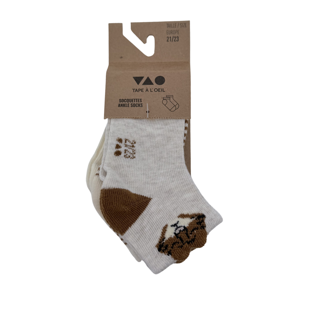 Lot de 3 paires de socquettes — 21-23