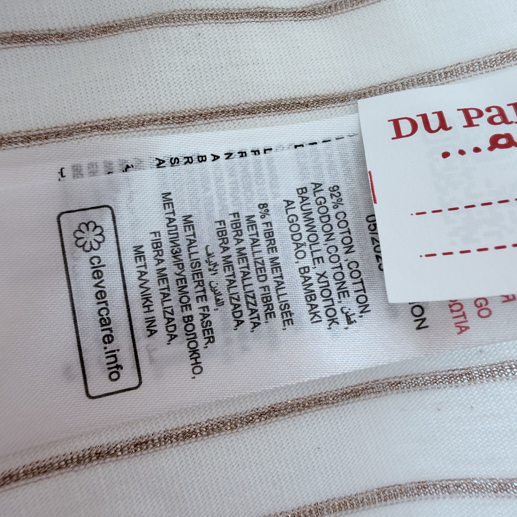 T-shirt manches longues rayé — 18 mois