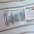 T-shirt manches longues rayé — 18 mois
