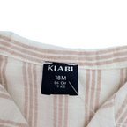 Chemise manches courtes rayée – 18 mois