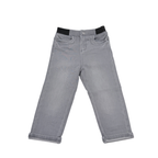 Pantalon gris avec détails noirs - 18 mois