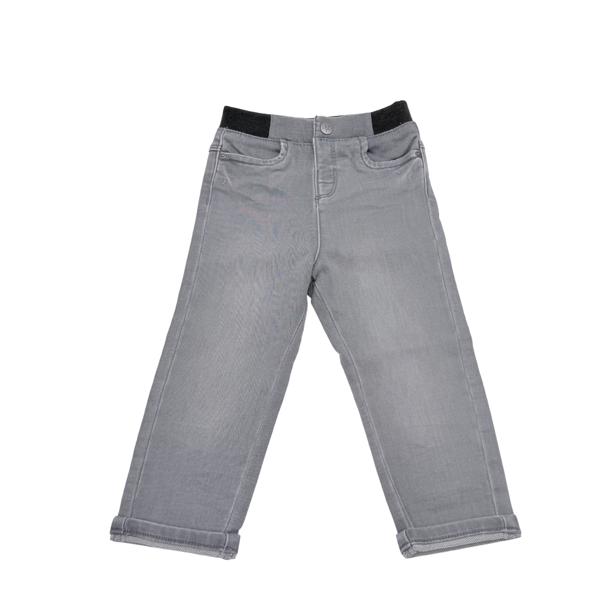 Pantalon gris avec détails noirs - 18 mois