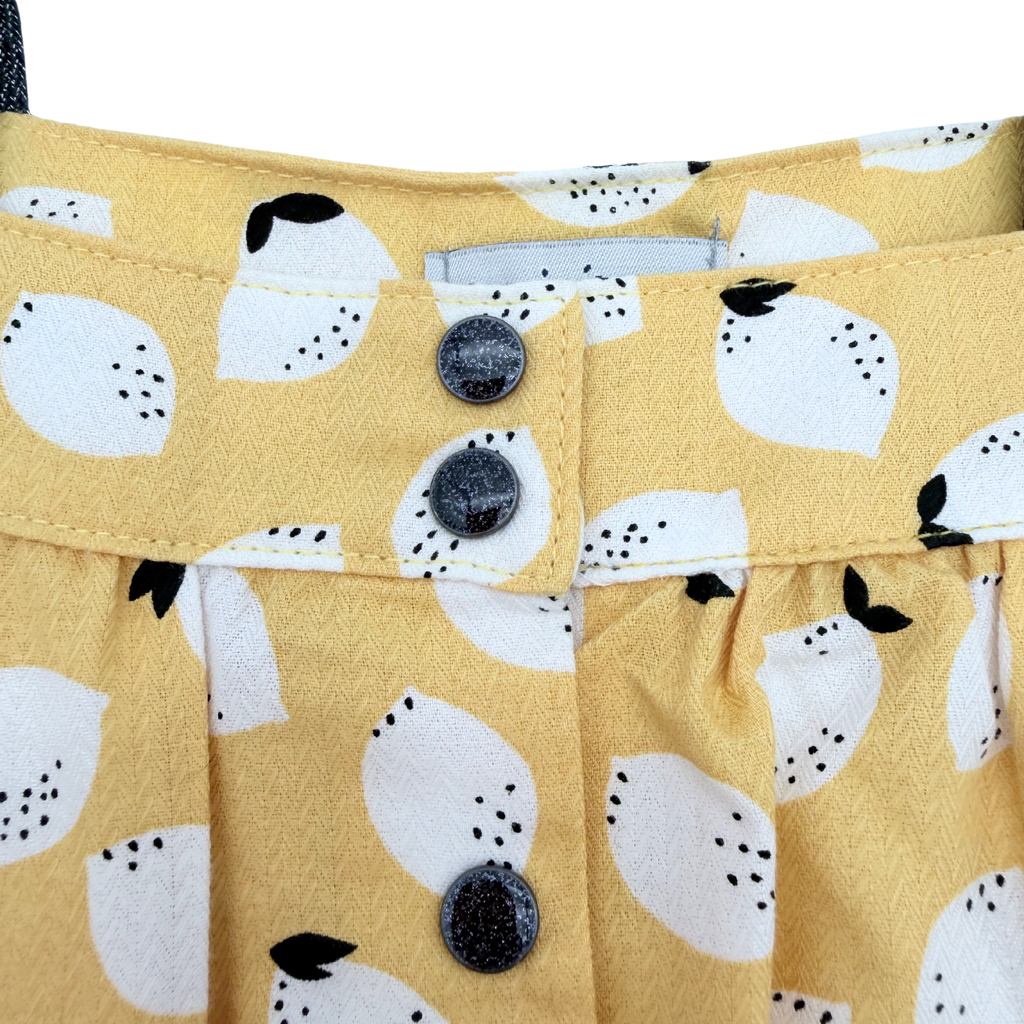 Combishort jaune motif citron — 18 mois