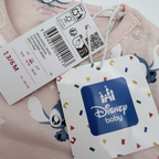 Combishort bébé rose Stitch et Angel — 3-6 mois