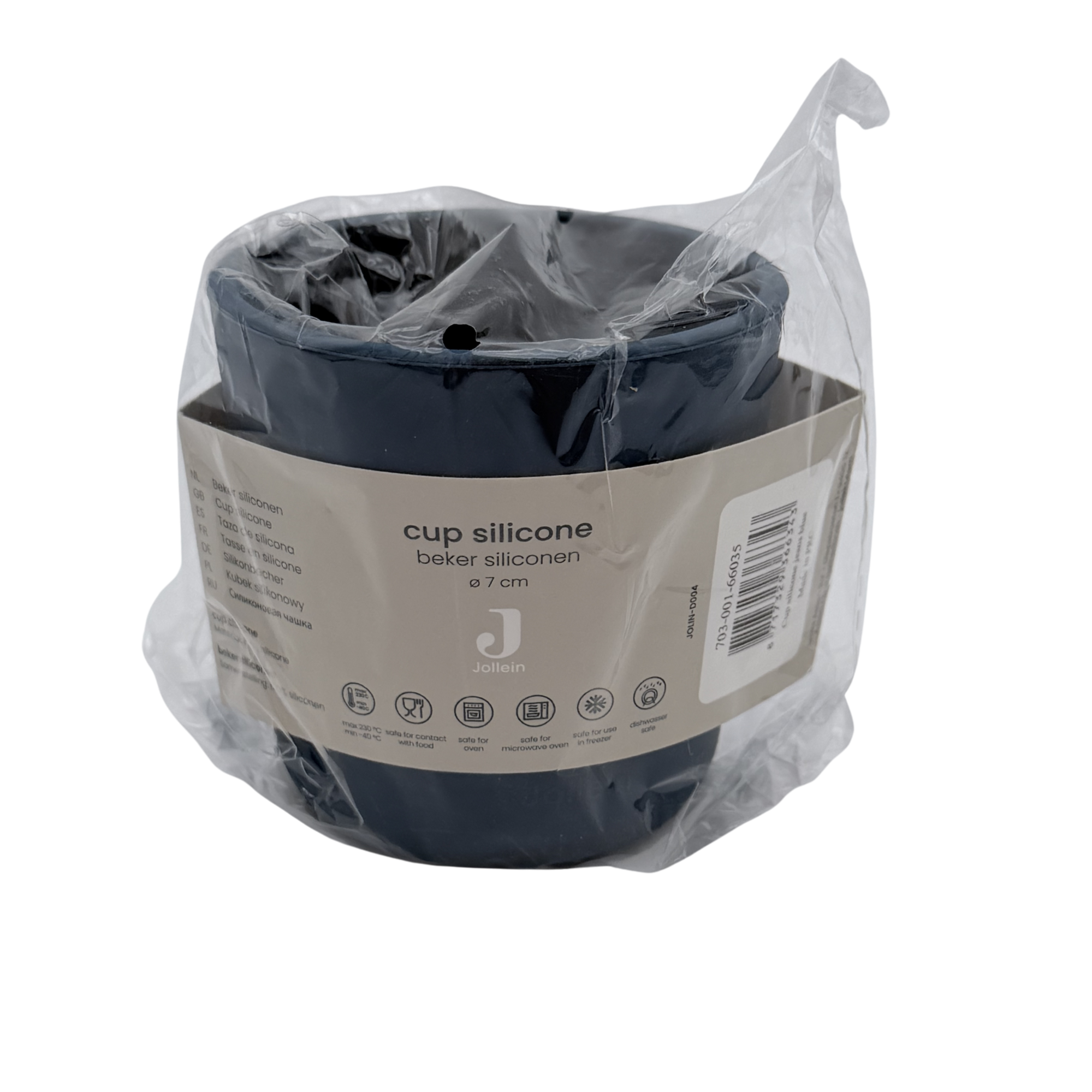 Gobelet en silicone — Bleu