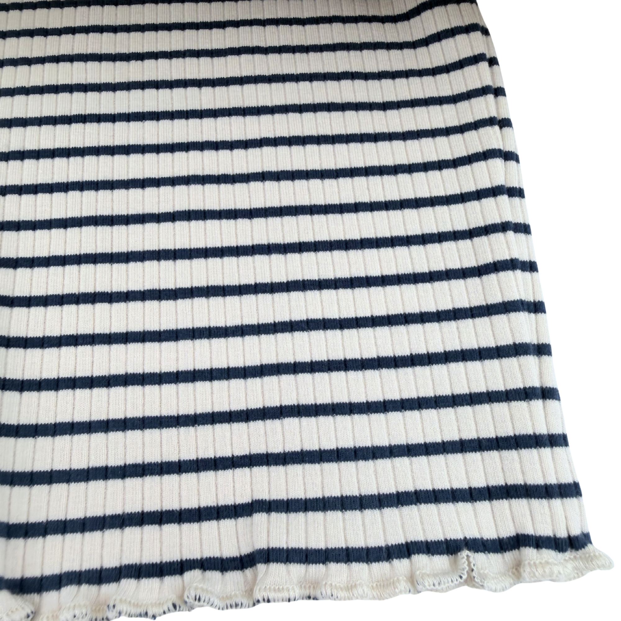 Lot de 2 t-shirts côtelés imprimés cerises — 2-4 mois