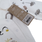 Pyjama velours blanc safari — 1 mois