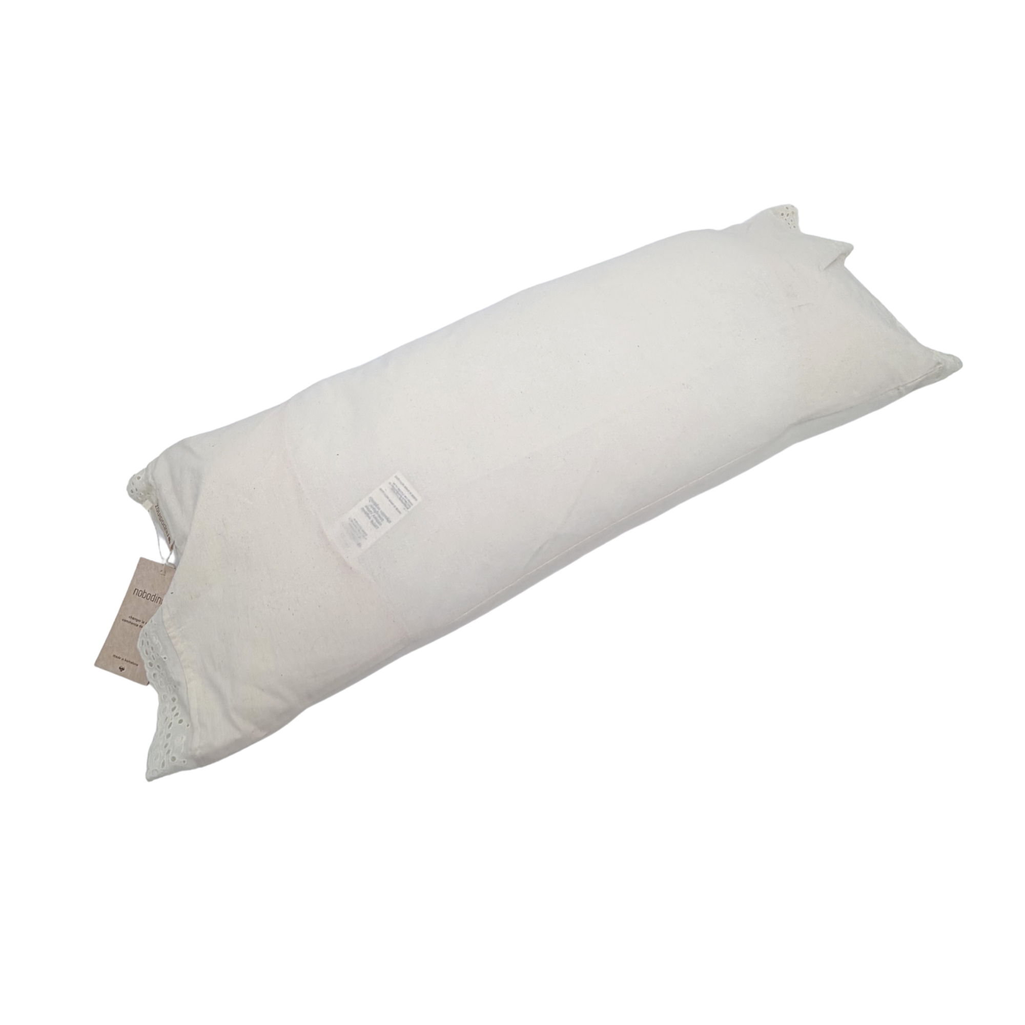 Coussin long décoratif écru - 30x70 cm&nbsp;