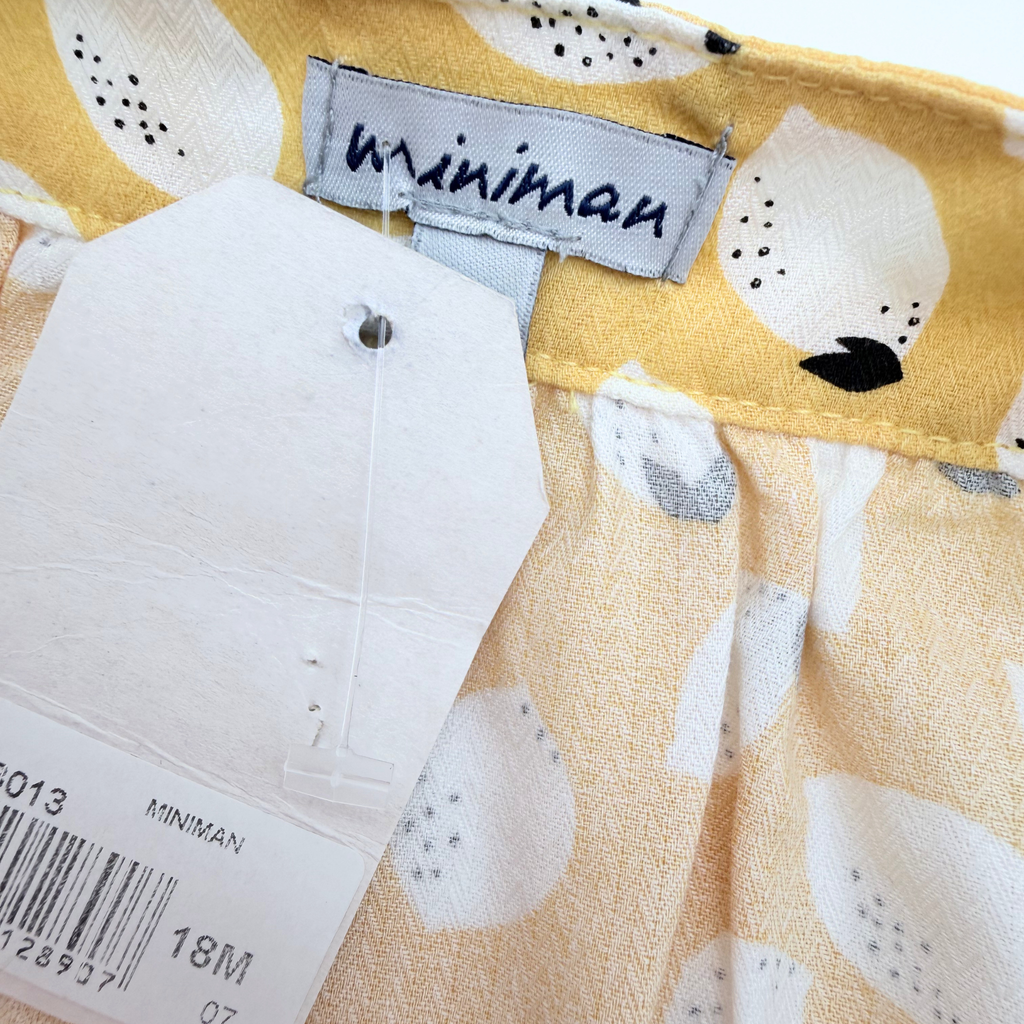 Combishort jaune motif citron — 18 mois