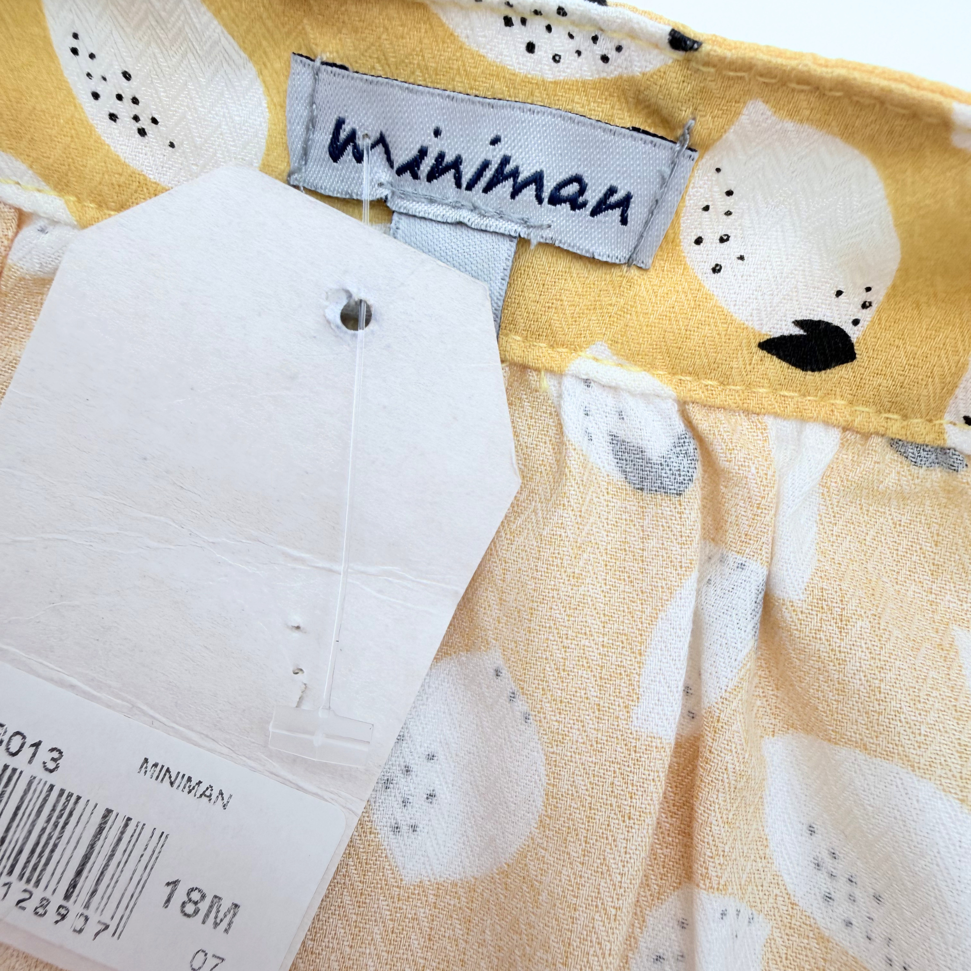 Combishort jaune motif citron — 18 mois