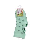 Chaussettes vert menthe à pois – 22-24