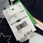 T-shirt noir étoiles pailletées — 18-24 mois