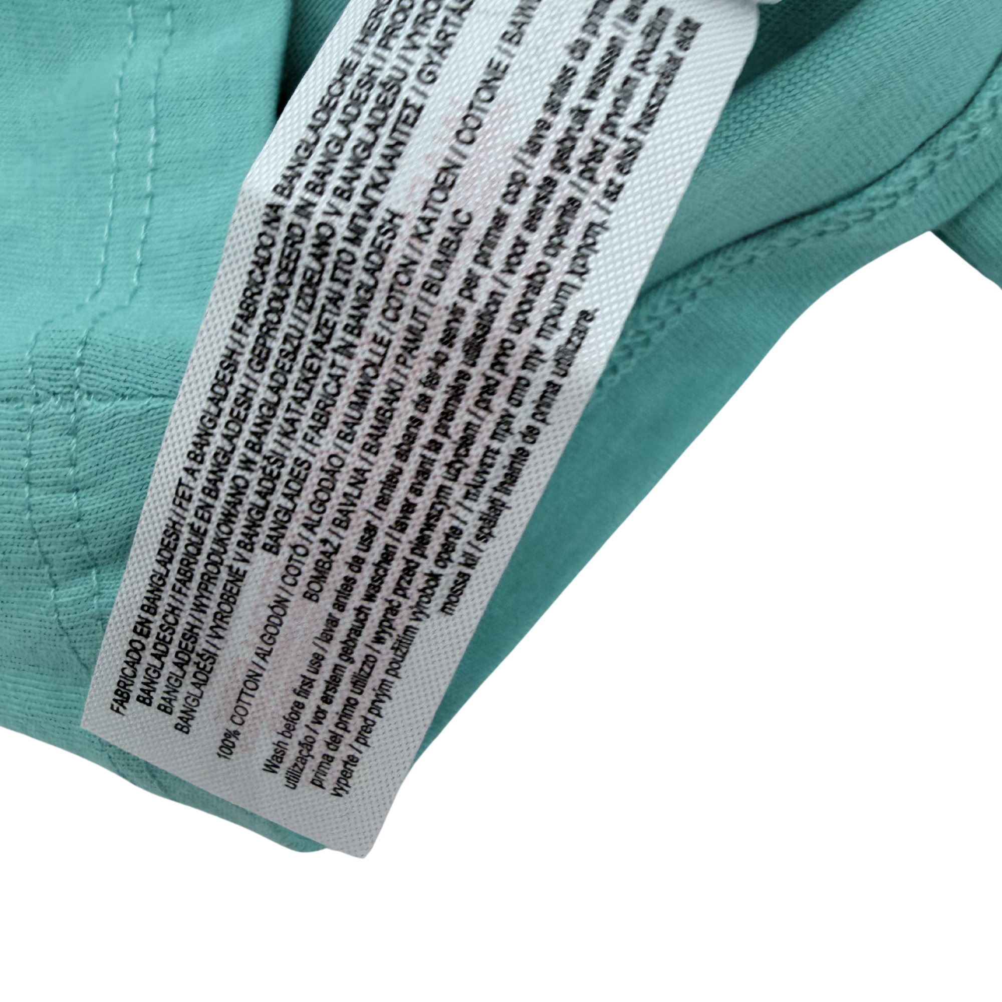 T-shirt bébé vert imprimé “What ever!” — 0-3 mois