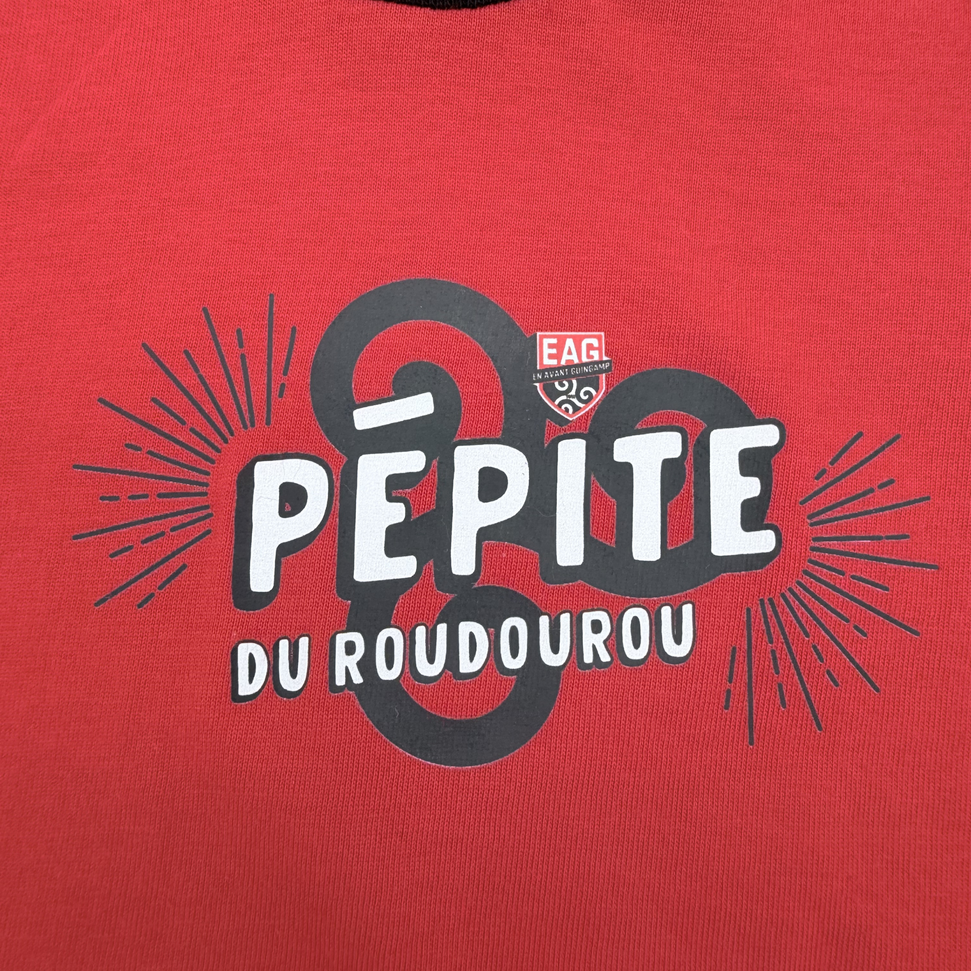 T-shirt rouge EAG “Pépite du Roudourou” — 12 mois