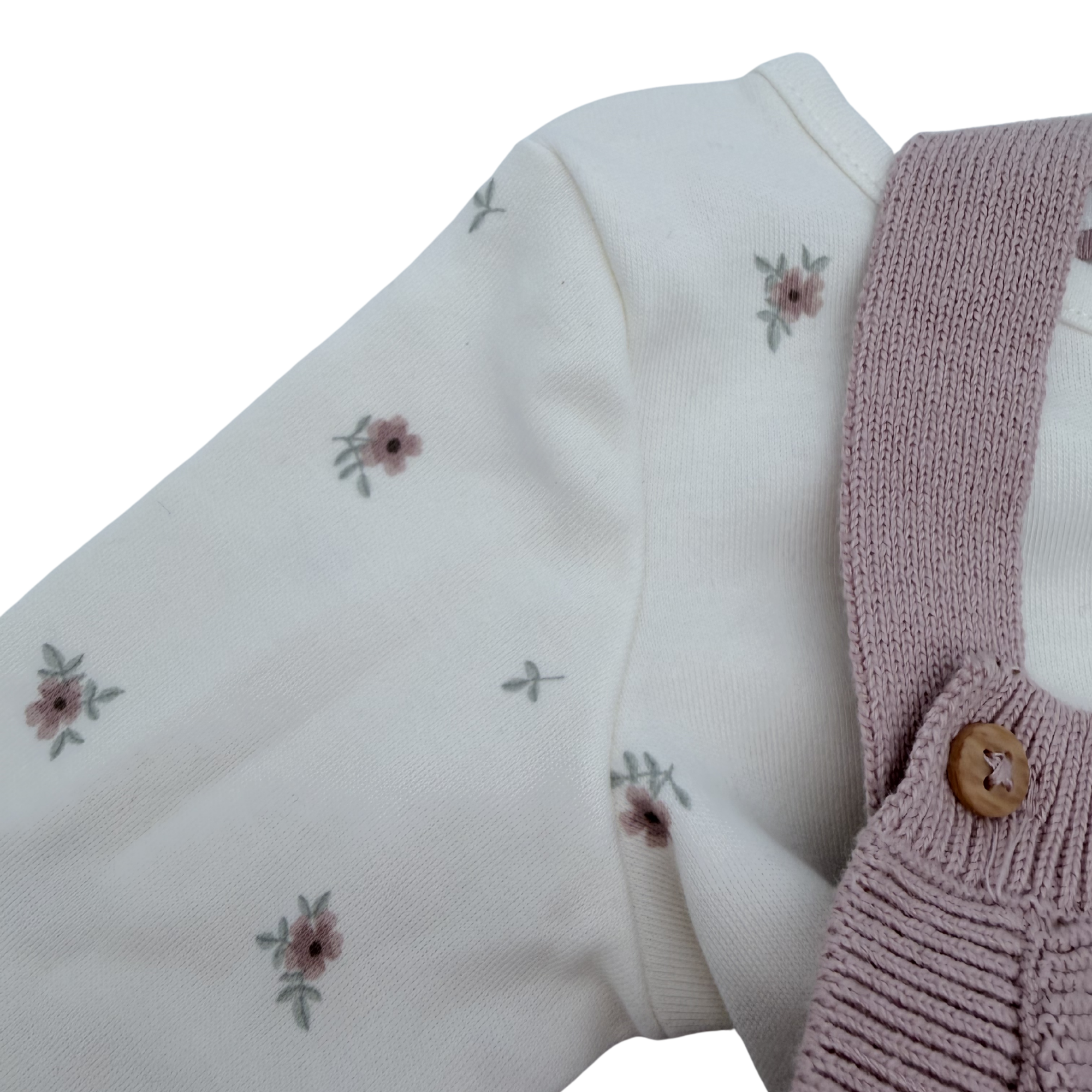 Ensemble tricot lapin — 2-3 mois