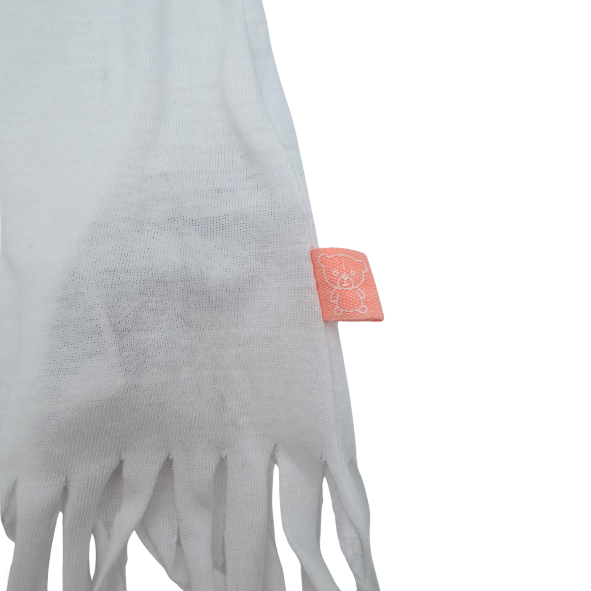 T-shirt bébé blanc chat rose — 9 mois