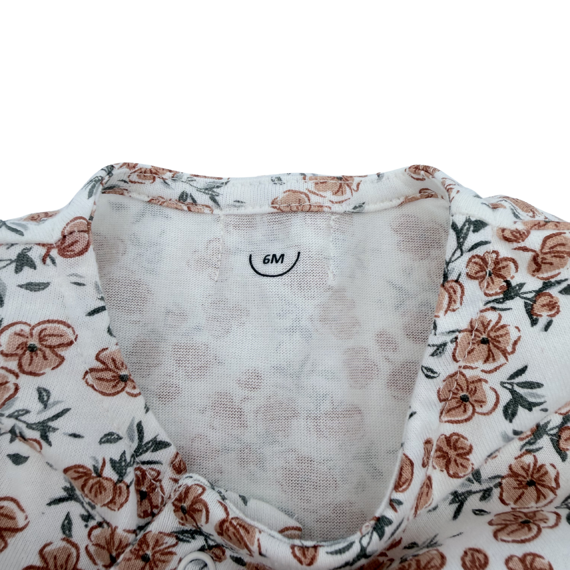 Pyjama fleuri — 6 mois