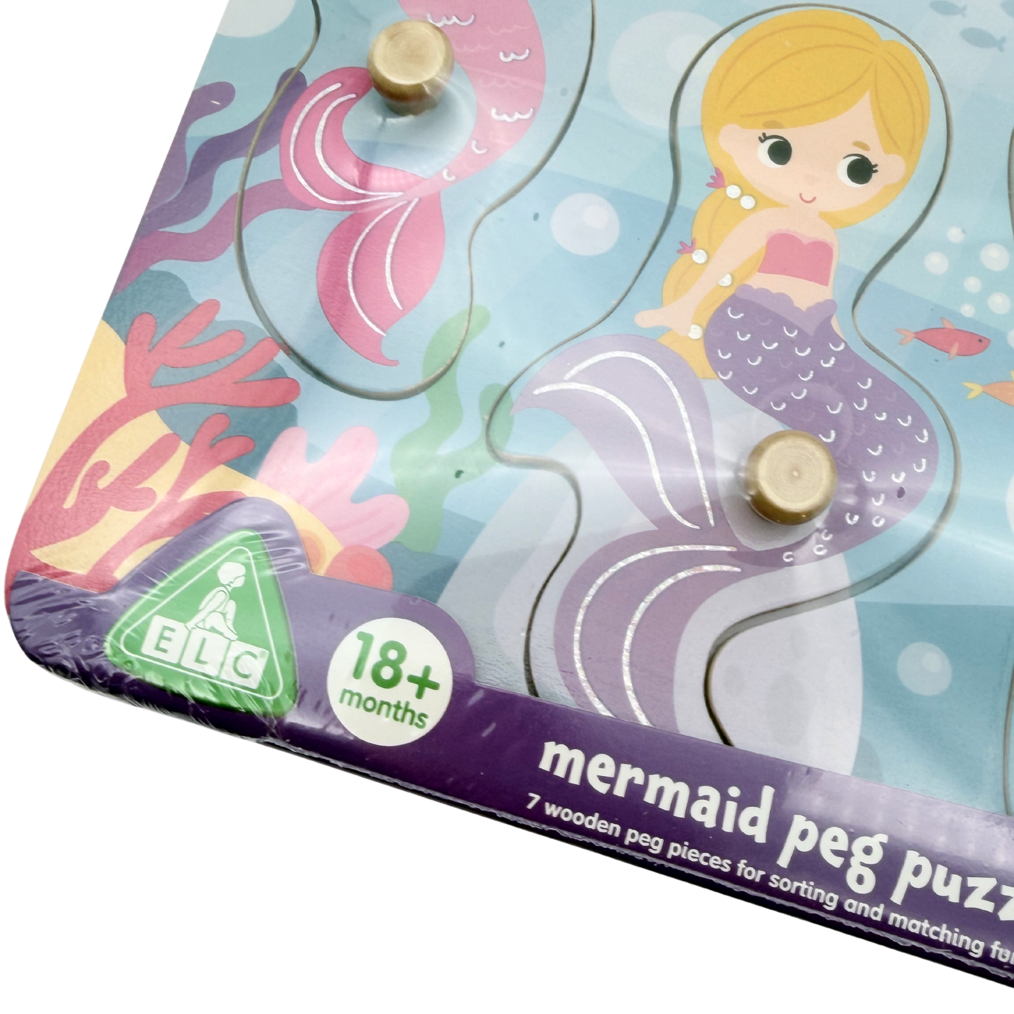 Puzzle à encastrement en bois Sirènes — 7 pièces&nbsp;