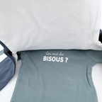 Lot de 3 bodies “Trop chou” — 12 mois
