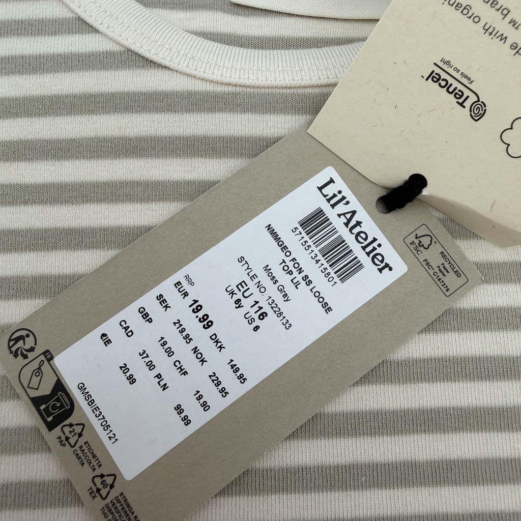 T-shirt rayé — 6 ans