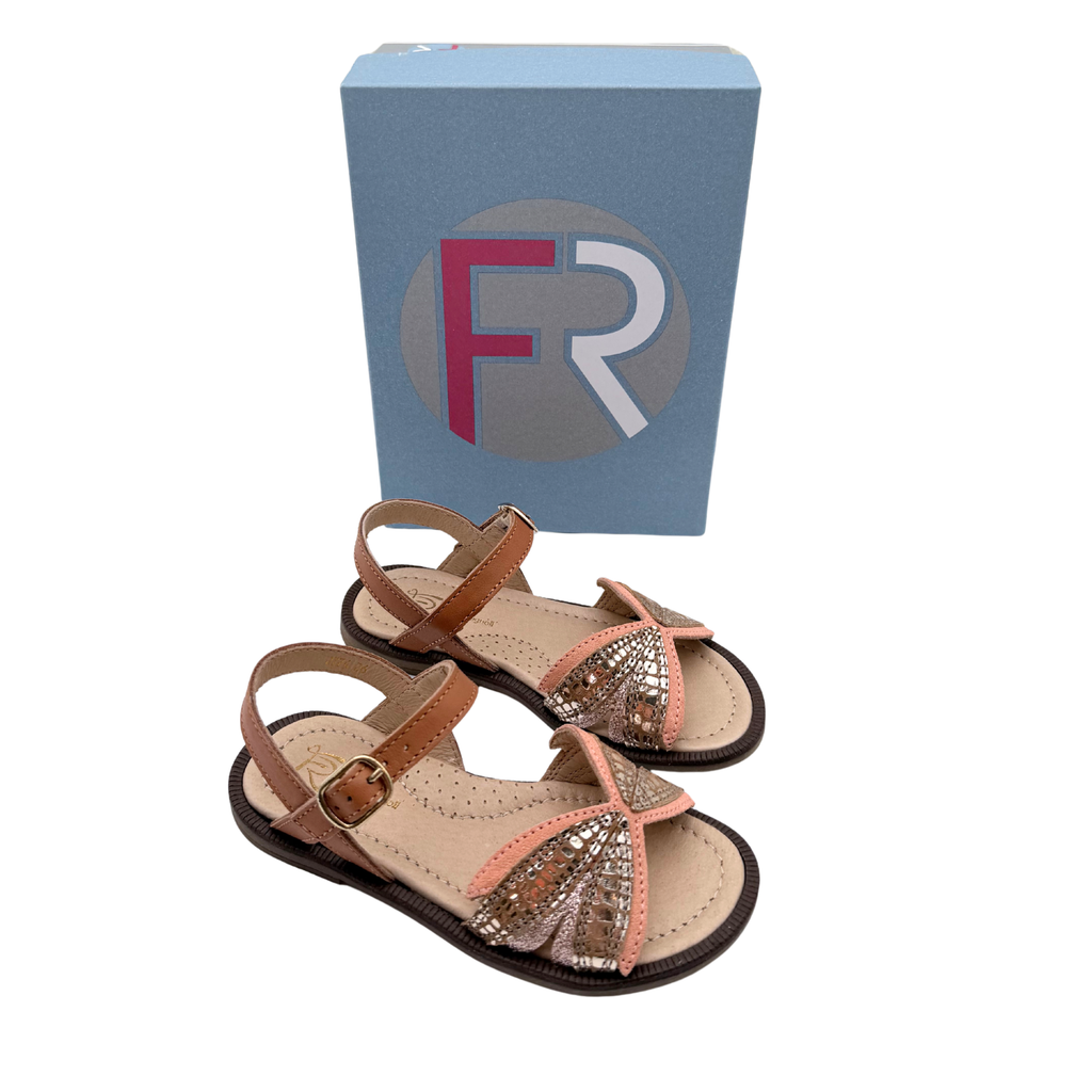 Sandales camel et rose doré — 26