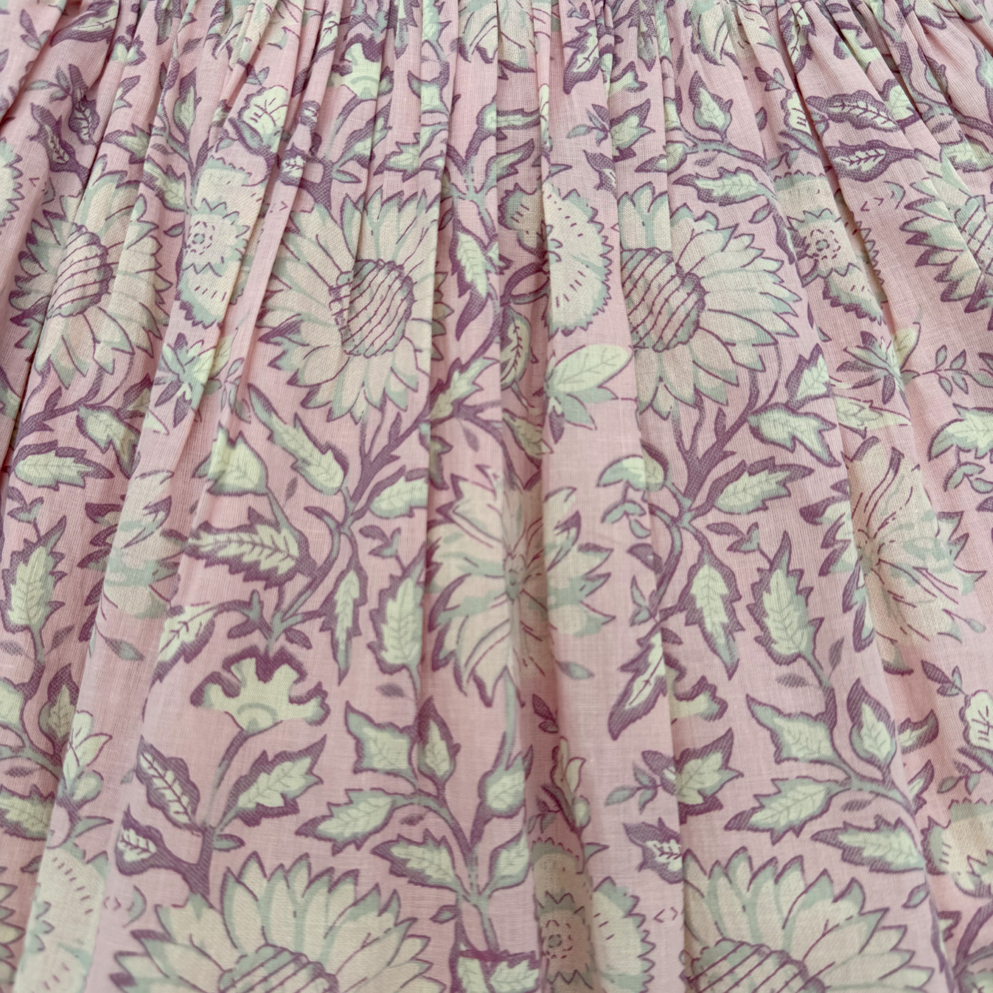 Robe fleurie volantée — 6 mois
