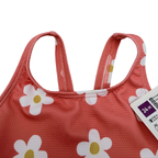 Maillot de bain corail imprimé fleurs — 24 mois