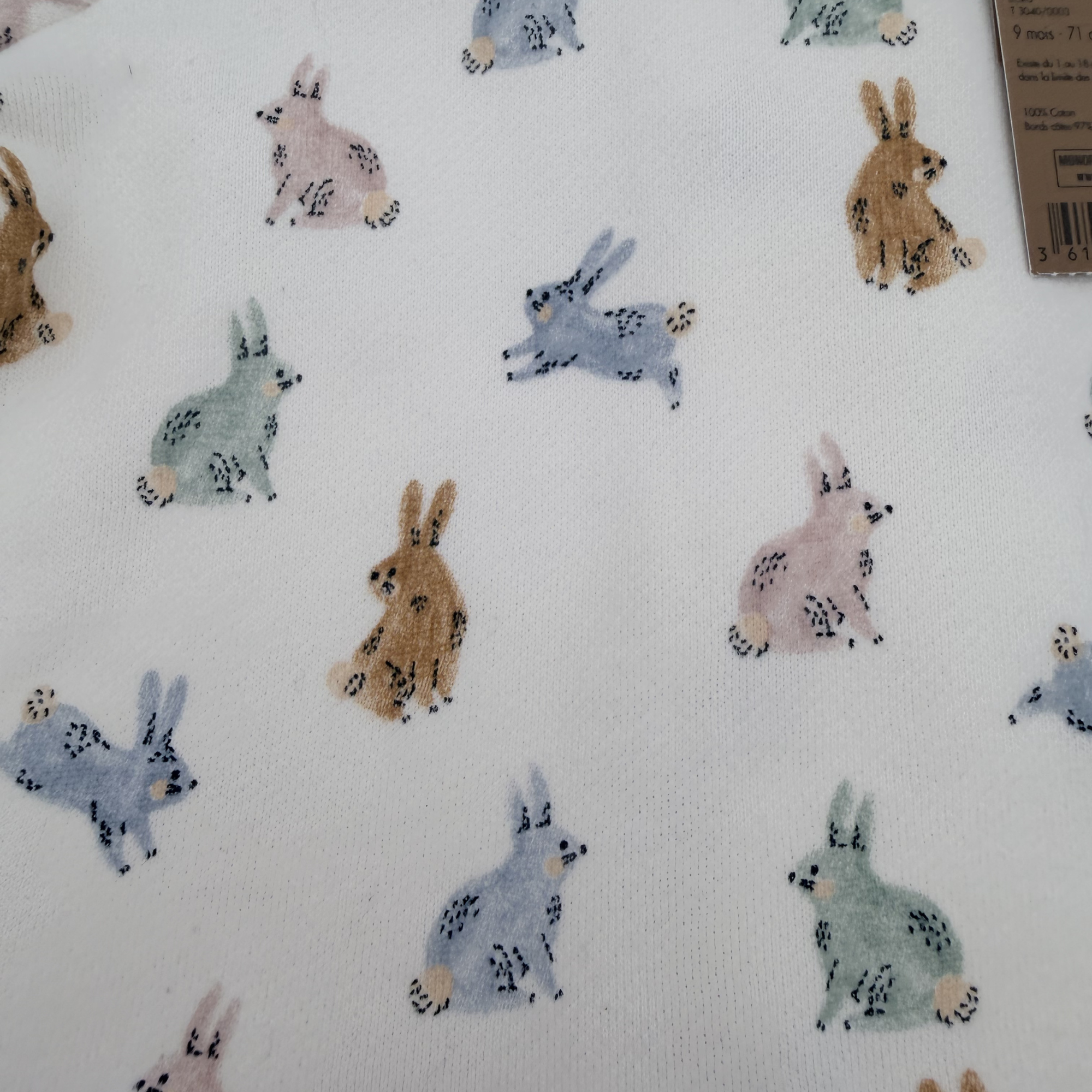 Sweat imprimé lapins — 9 mois