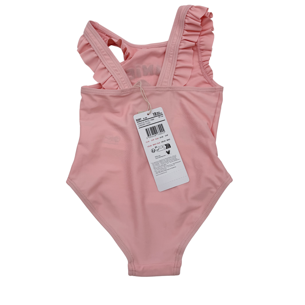 Maillot de bain une pièce Minnie rose - 18 mois