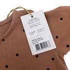 Pyjama bébé jersey Dots Nut — 1 mois