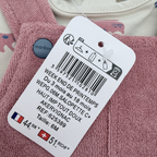 Ensemble salopette éponge terracotta et t-shirt imprimé — 6 mois