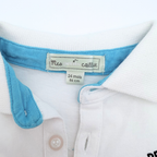 Polo blanc et bleu “Petit Capitaine” — 24 mois