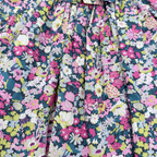 Robe fleurie multicolore à col volanté — 6 mois