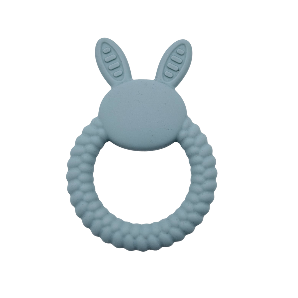 Anneau de dentition lapin bleu