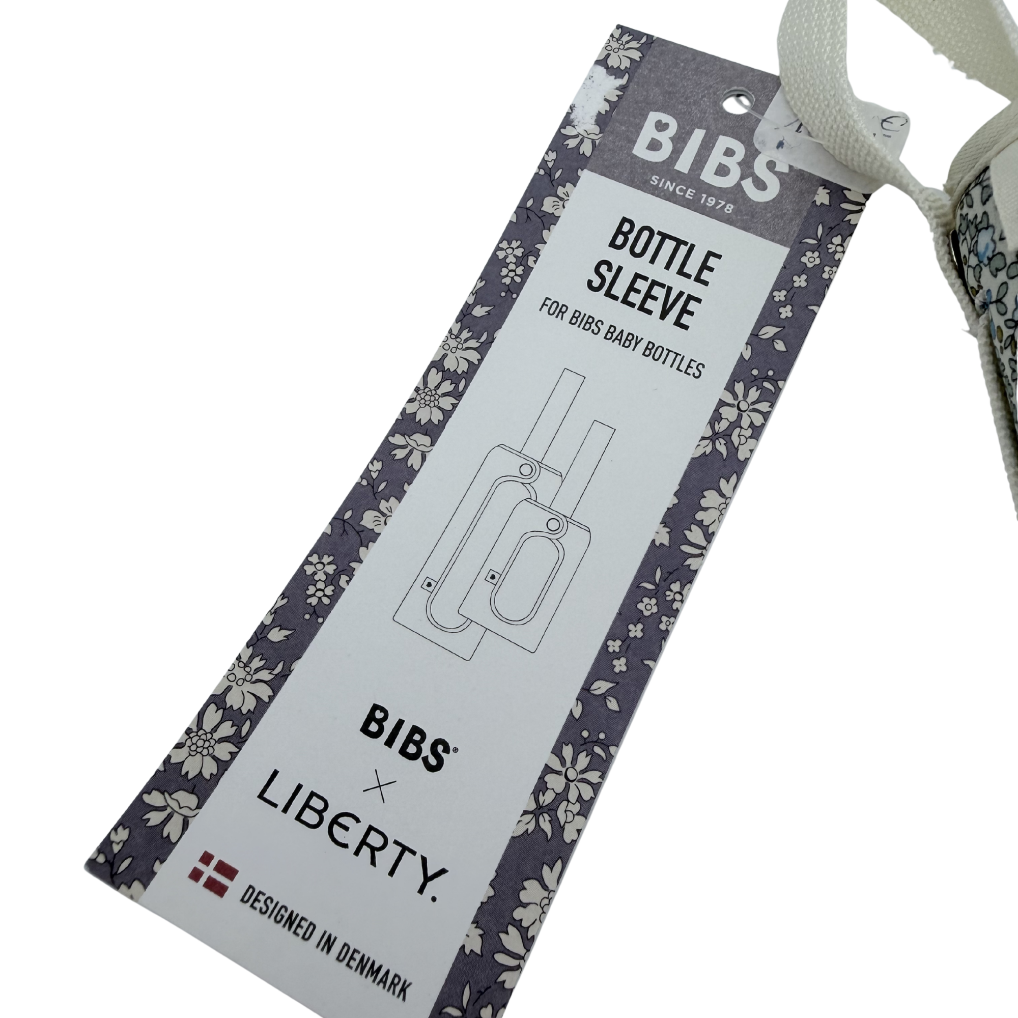 Housse pour biberon imprimé liberty