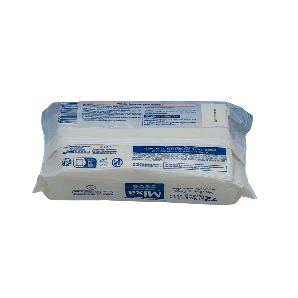 Paquet de 45 lingettes à l'eau minérale naturelle