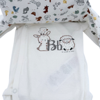 Lot de 2 bodies croisés — 6 mois