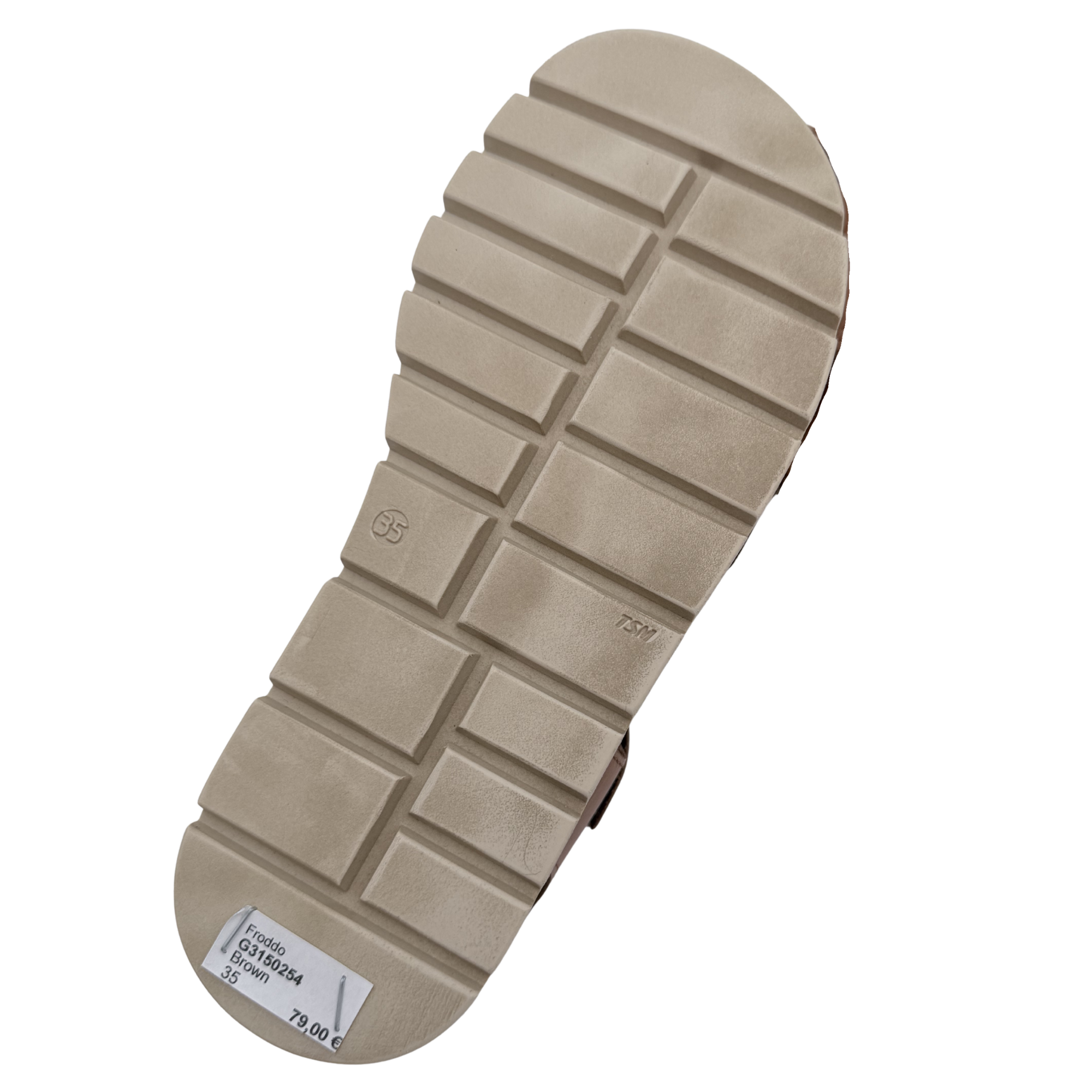 Sandales cuir camel — 35