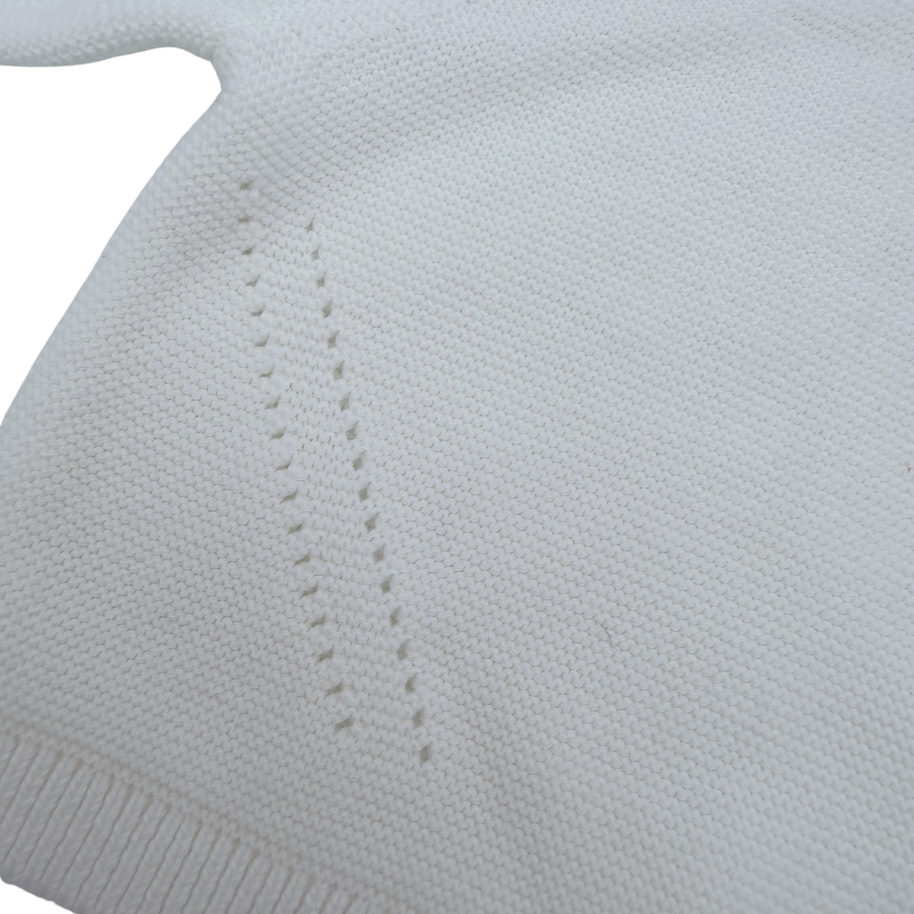 Gilet écru en maille — 36 mois